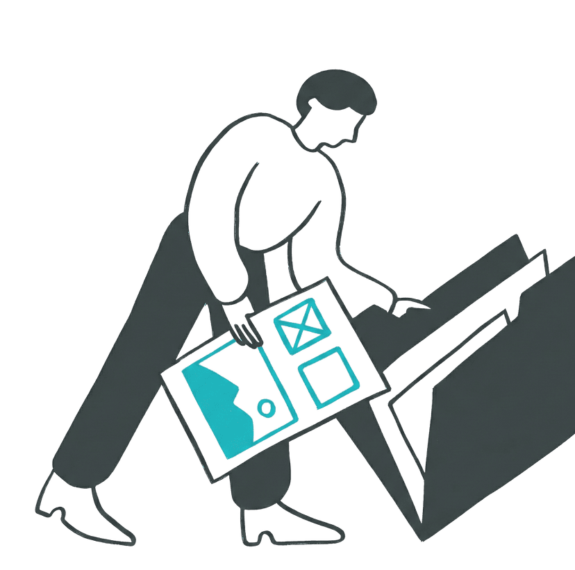 Seamless application illustration